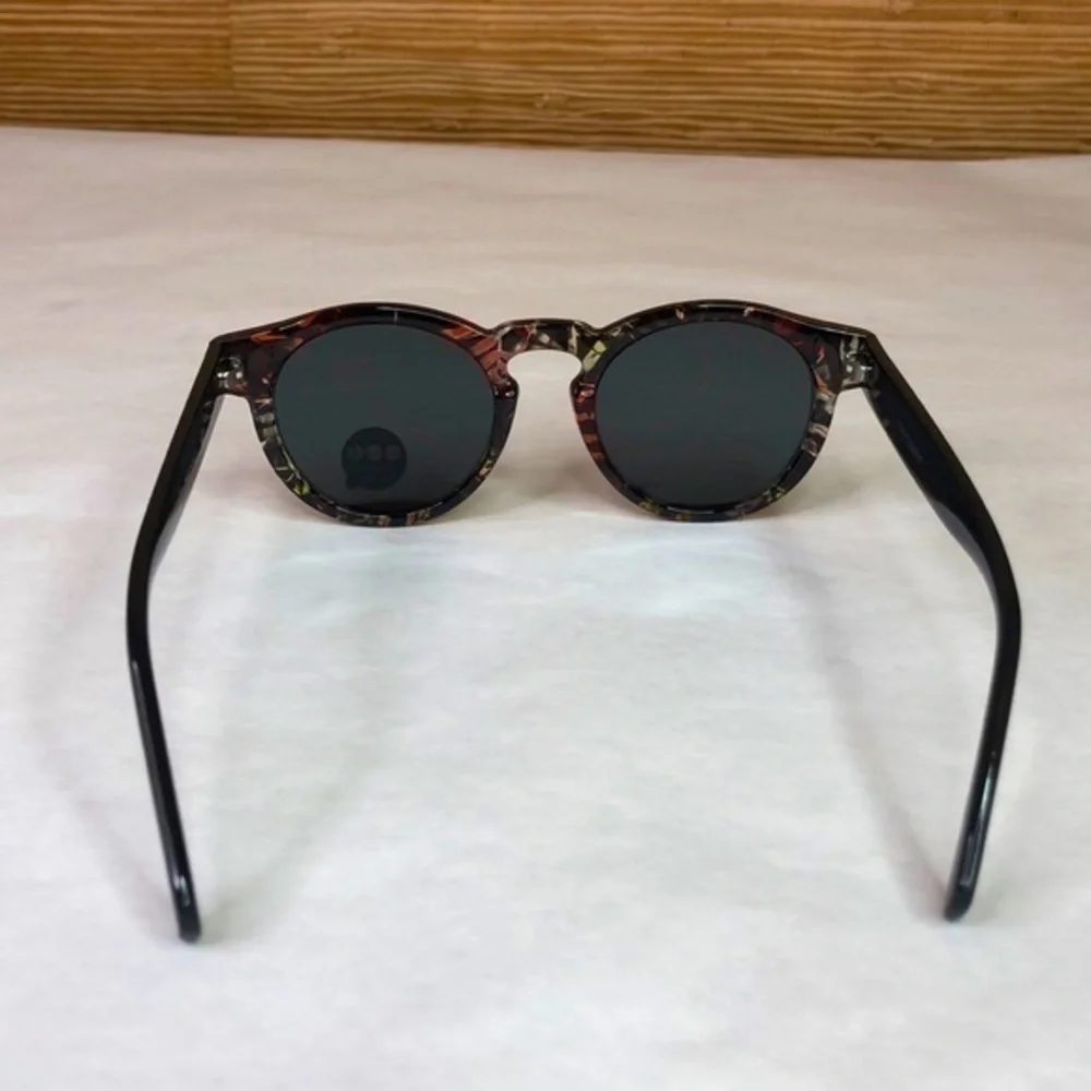 KOMONO Clement Fern Sunglasses NEWround floral